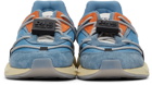 Diesel Blue & Orange S-Serendipity Lace Sneakers