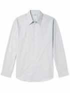 Gabriela Hearst - Quevedo Pinstriped Cotton-Poplin Shirt - Gray