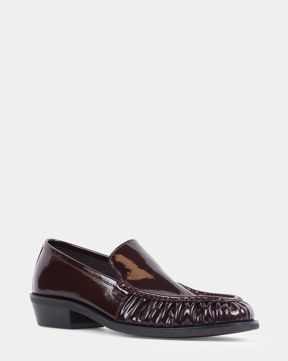 Steve Madden Gordo Burgundy Patent Leather Dress Shoes in Burg. Patent
