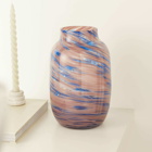 HAY Round Spash Vase - Large in Light Pink/Blue