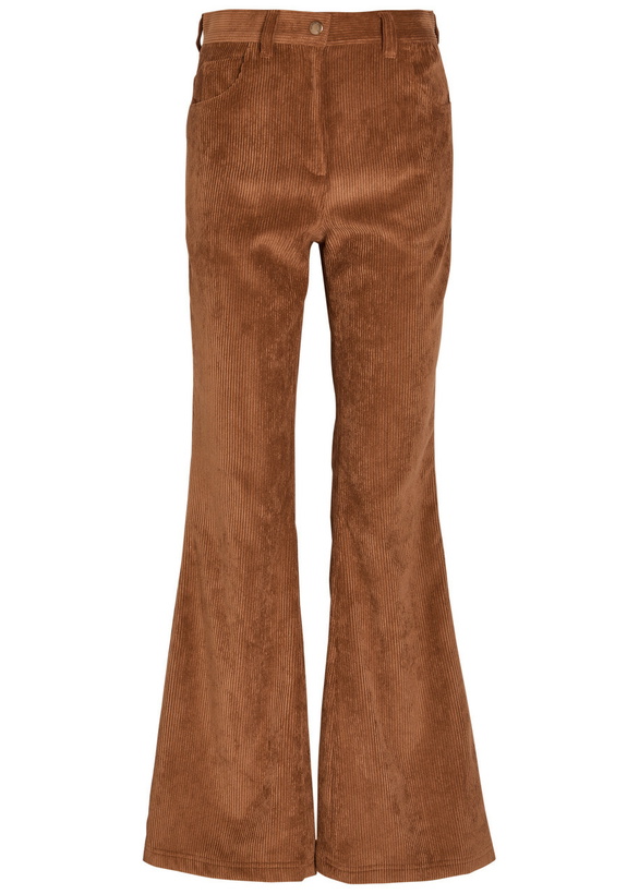 Photo: Moncler Flared-leg Corduroy Trousers Brown