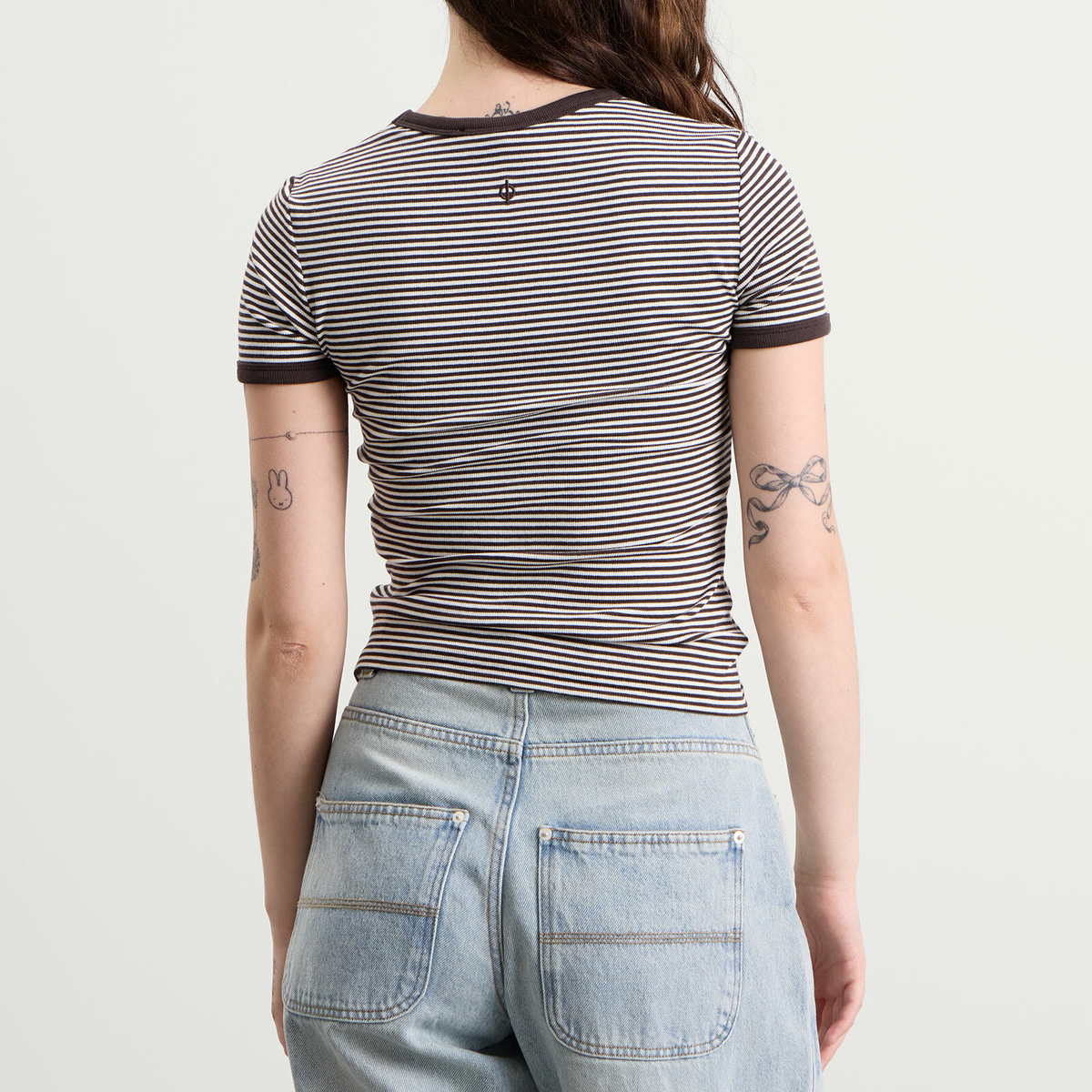 Samsøe Samsøe Women's Salinas T-Shirt in Mulch Stripe