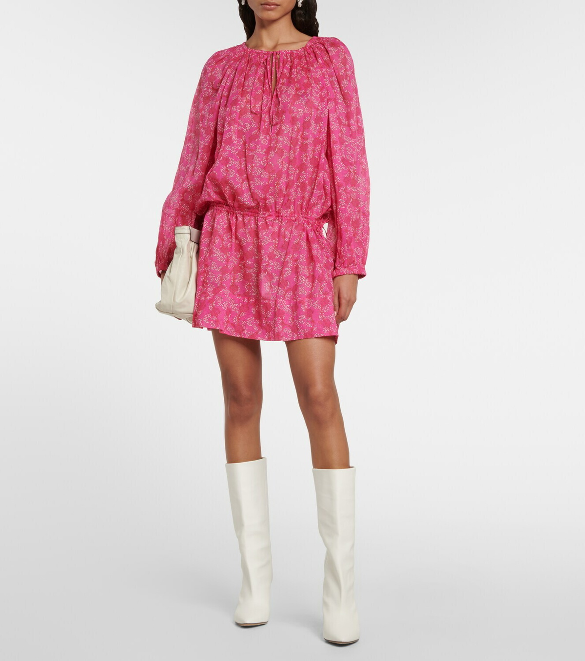 Marant Etoile Purple Cotton Casual Dress main image 0