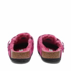 Birkenstock Women's Boston Shearling Clog - Fuchsia Tulip