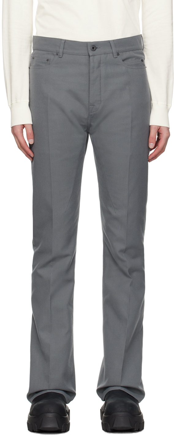 Rick Owens Gray Jim Cut Jeans Rick Owens