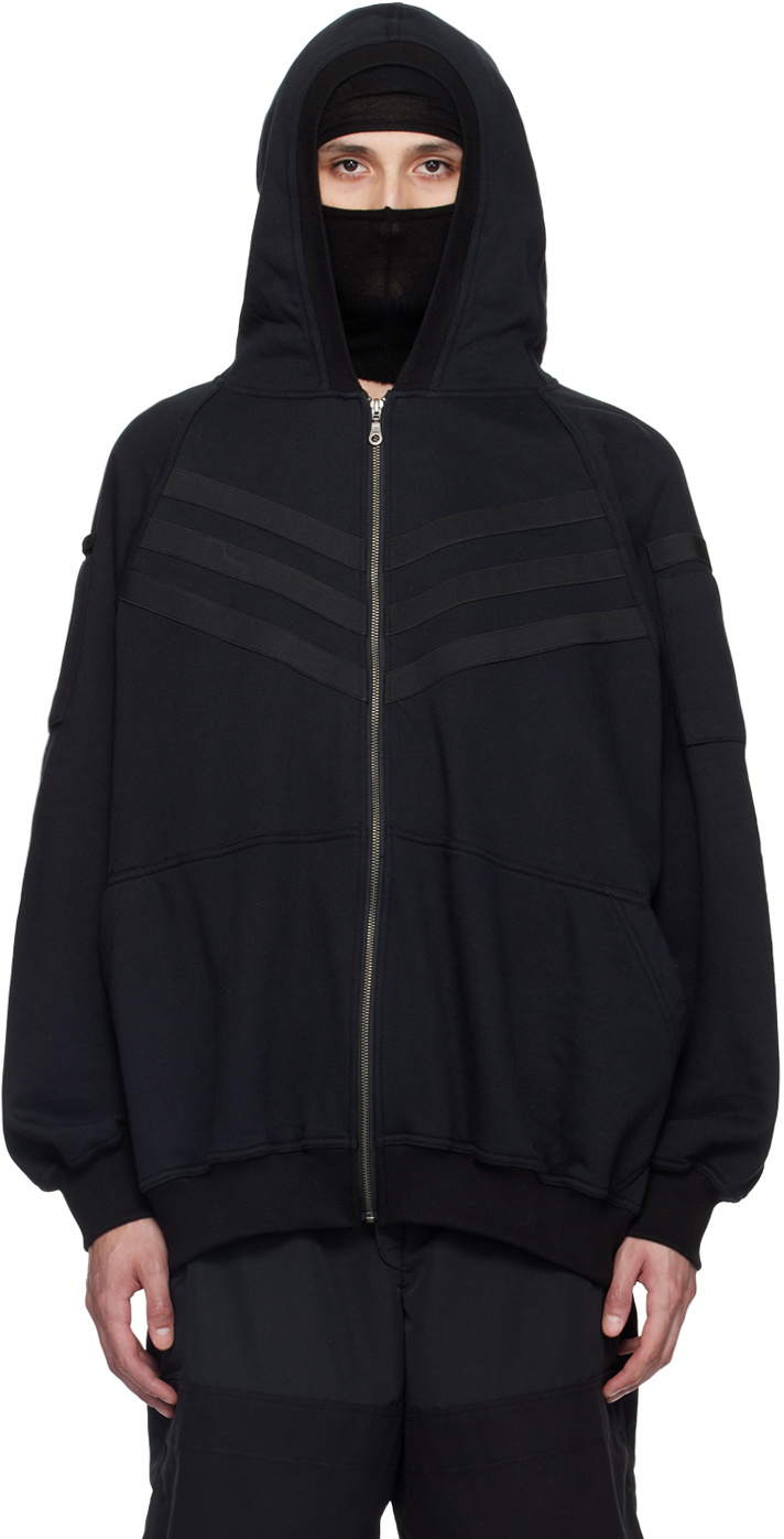 BRYAN JIMENÈZ Black Trim Hoodie