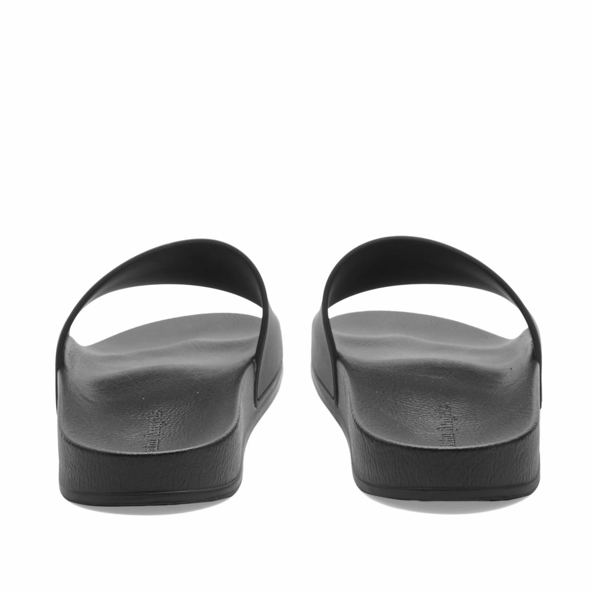 Palm Angels Women's New Logo Pool Slider in Black