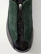 Diemme - Licata Leather-Trimmed Suede Sneakers - Green