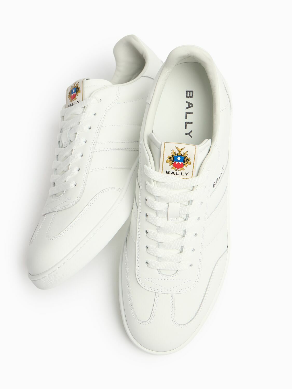 BALLY Rivy Leather Low Top Sneakers