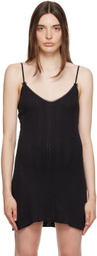 Cou Cou Black 'The Picot' Minidress