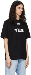 VTMNTS Black 'Yes/No' T-Shirt