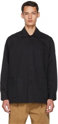 Schnayderman's Black Oversized Overshirt Jacket