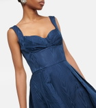 Rebecca Vallance Crêpe midi dress