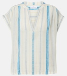 Velvet Tallula cotton jacquard top