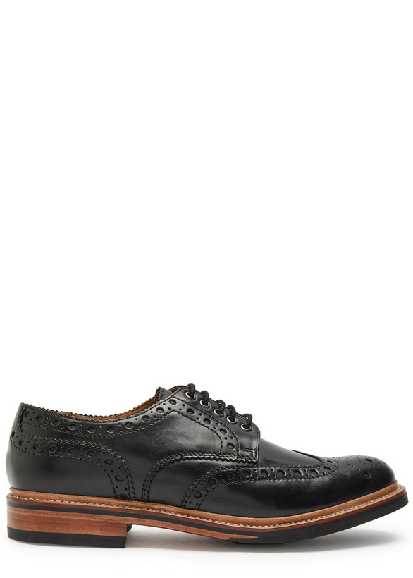Photo: Grenson Archie Leather Brogues Black