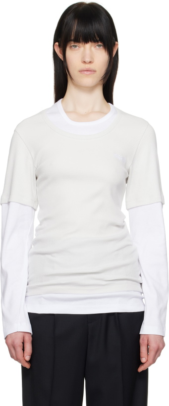 Photo: Magliano White & Off-White Trauma Long Sleeve T-shirt