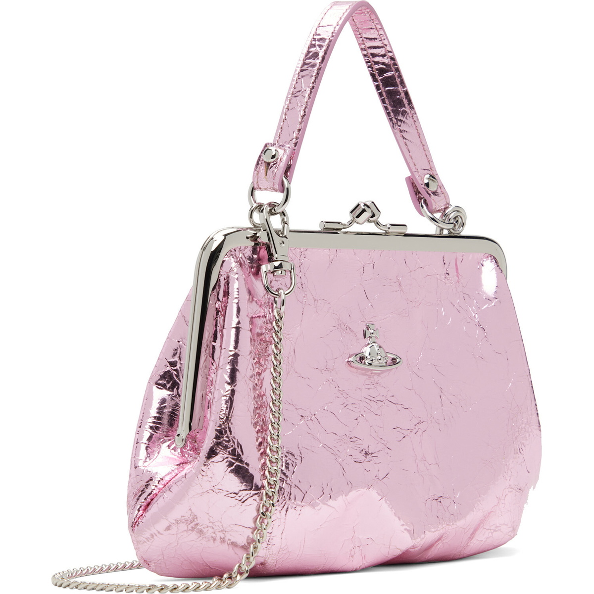 Vivienne Westwood Pink Granny Frame Bag