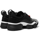 Givenchy - Jaw Printed Neoprene, Suede, Leather and Mesh Sneakers - Men - Black