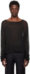 Gabriela Coll Garments Black No.223 Long Sleeve T-Shirt