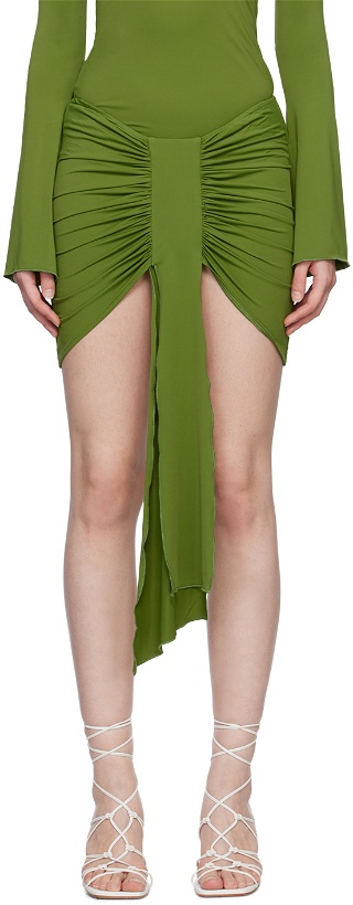 Photo: KIM SHUI SSENSE Exclusive Khaki Miniskirt