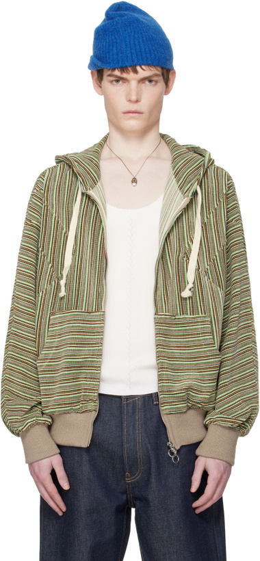 Photo: Edward Cuming Green Flex Hoodie