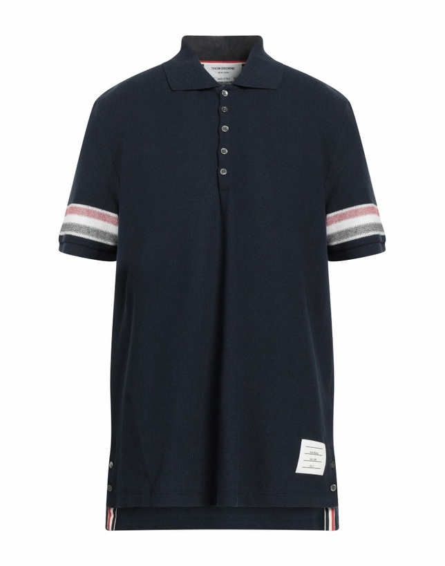 Photo: Thom Browne Mens Polo shirt Midnight in Blue