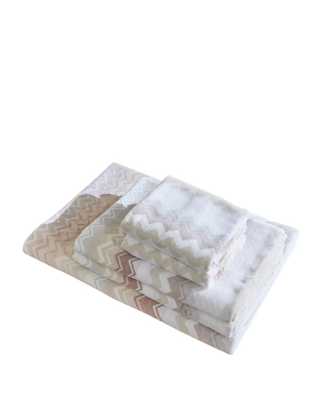 Photo: Missoni Home - Giacomo Set of Five Cotton-Terry Towels