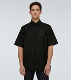 Fendi Embroidered wool shirt