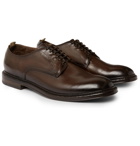 Officine Creative - Emory Burnished-Leather Oxford Shoes - Brown