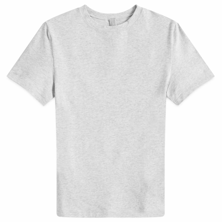 Photo: SKIMS Men's Cotton Jersey T-Shirt in Light Heather Grey