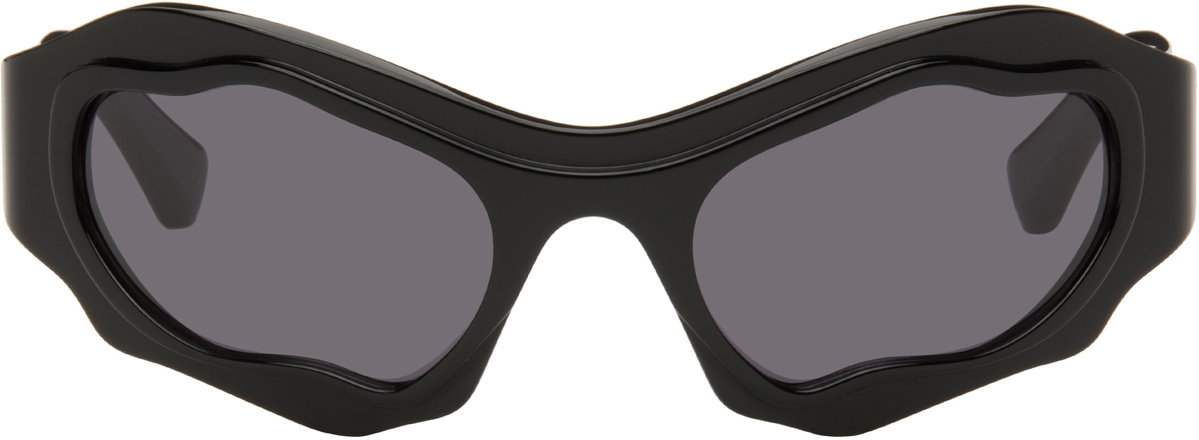 Lunettes De Soleil Kuboraum Style Cat Eye - Cadre Burnt Black, Look Intense Et Félin
