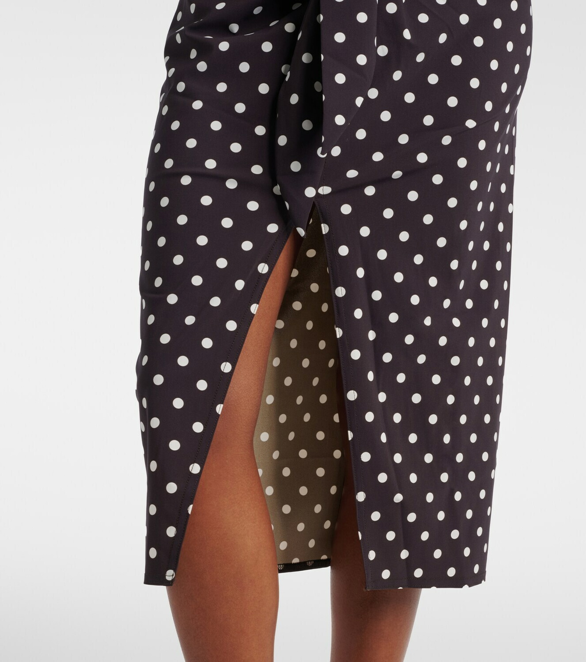 Karla Colletto Polka-dot beach cover-up