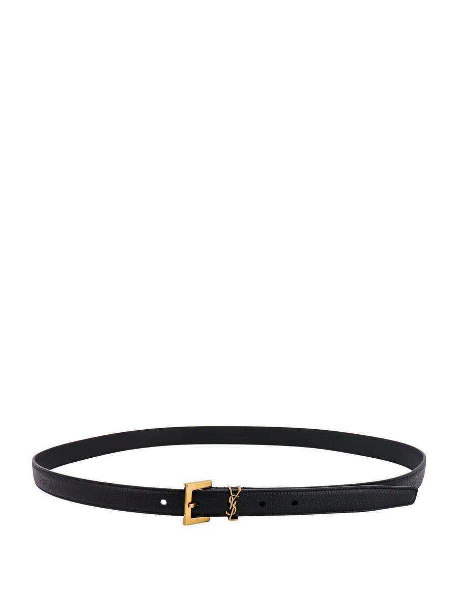 Saint Laurent Belt Black Mens Saint Laurent