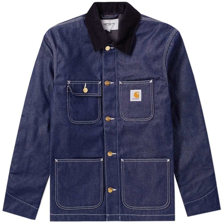 Photo: Carhartt Michigan Denim Chore Coat Blue