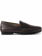 Tod's - Full-Grain Leather Penny Loafers - Brown