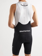 Pas Normal Studios - Mechanism Logo-Print Stretch-Jersey and Mesh Cycling Bib Shorts - Black