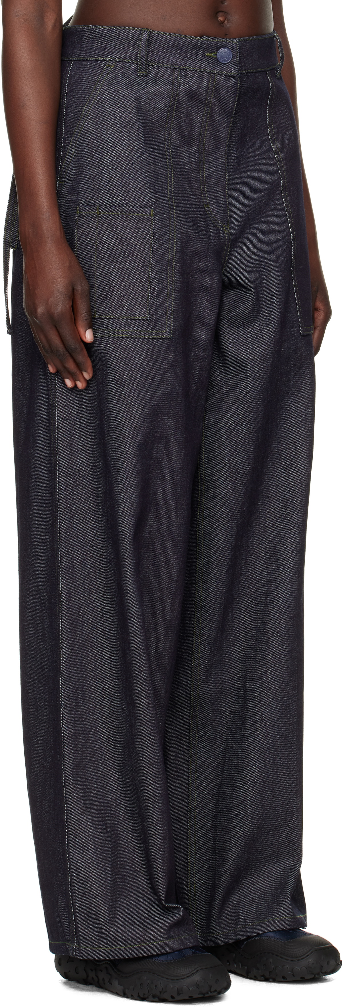 Cecilie Bahnsen Blue Anita Jeans Cecilie Bahnsen