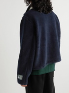 Reese Cooper® - Shell-Panelled Sherpa Fleece Jacket - Blue