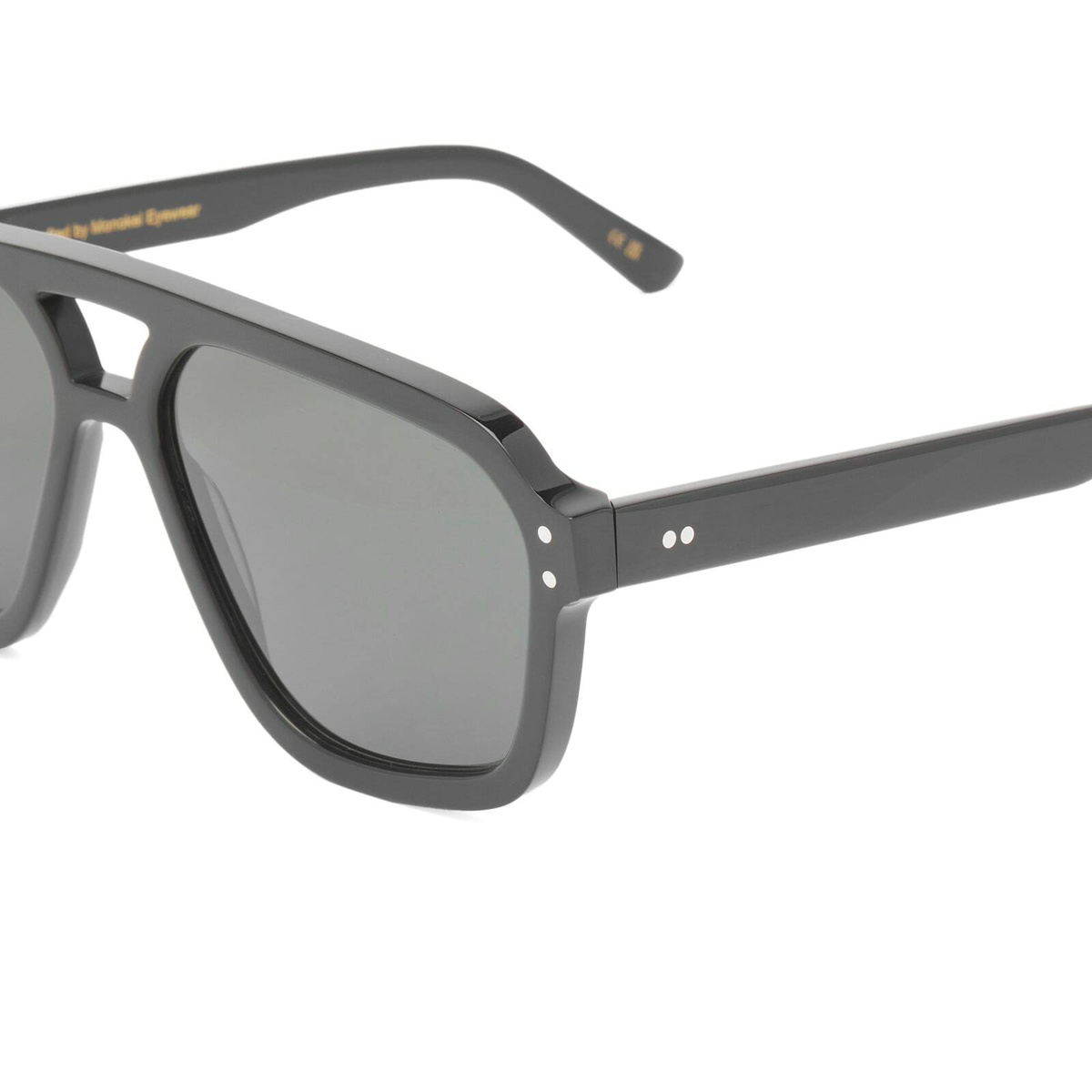Monokel Jet Sunglasses in Black/Green 