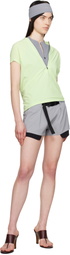 JOHANNA PARV Grey Belted Shorts