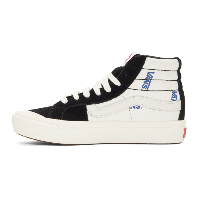 Vans Black and White Comfycush Style 138 LX High Top Sneakers Vans