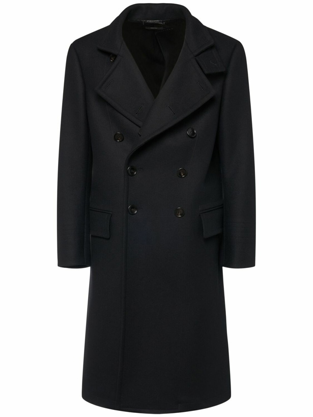 Photo: TOM FORD Compact Japanese Twill Felt Coat