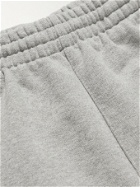 VETEMENTS - Logo-Appliquéd Cotton-Blend Jersey Sweatpants - Gray