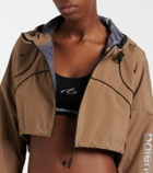 Balenciaga Cropped taffeta jacket