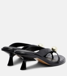 Souliers Martinez Estela leather thong sandals