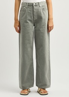Agolde Low Slung Baggy Wide-leg Jeans Grey