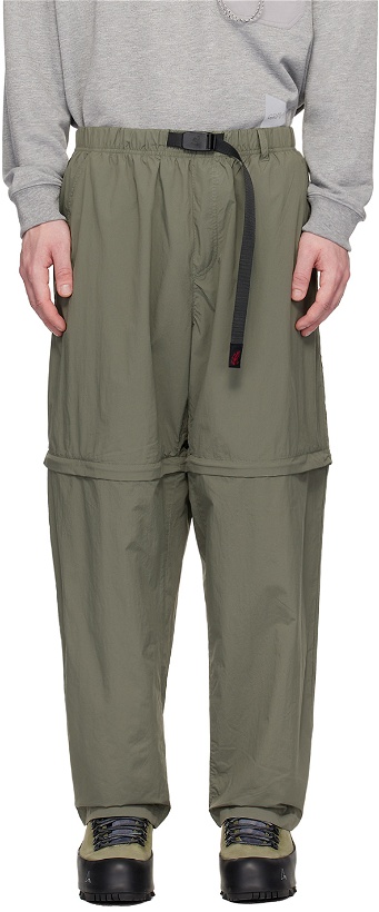 Photo: Gramicci Khaki Convertible Trail Trousers