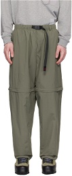 Gramicci Khaki Convertible Trail Trousers