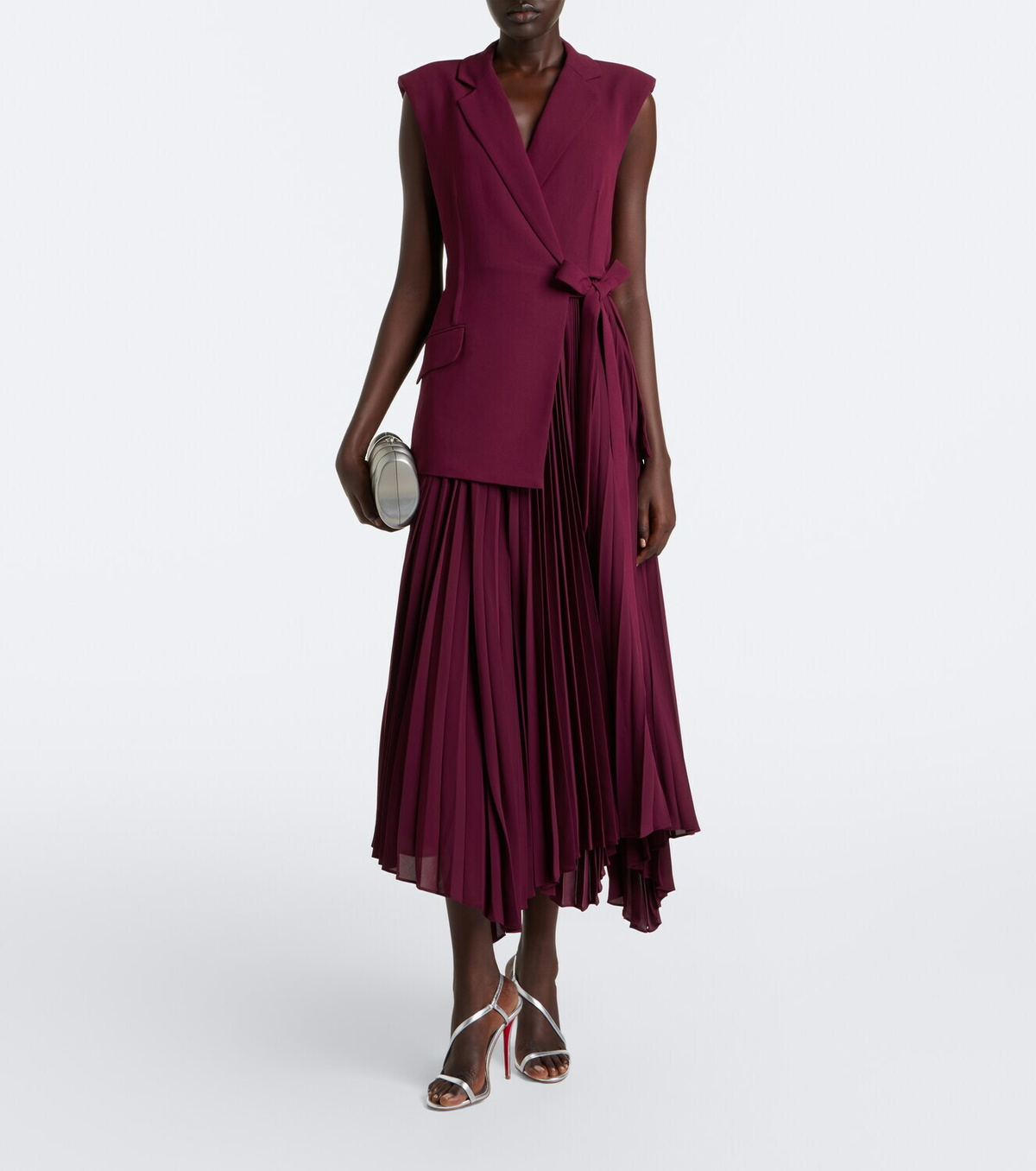 Simkhai Helena crêpe midi dress