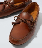 Ralph Lauren Purple Label Harold leather boat shoes